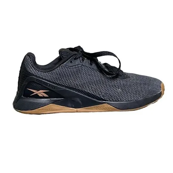 Reebok Nano X1 Women's Training Shoes Black/Gum Size 6.5 - Picture 1 of 16